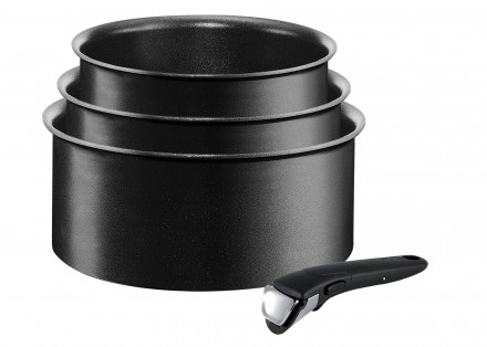 Katlu komplekts + rokturis Tefal Ingenio I'Artisane 16/18/20 cm