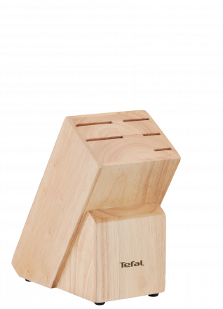 Nažu komplekts Tefal Ice Force Nerūsējošā tērauda + koka bloks