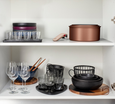 Katlu komplekts + rokturis Tefal Ingenio Eco Respect 16/18/20 cm