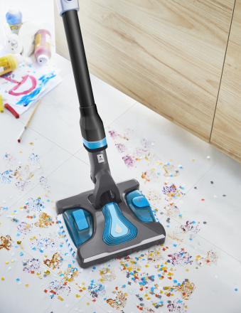 Aqua "divi vienā" galviņa: putekļu sūkšanai un mazgāšanai Tefal Air Force Flex