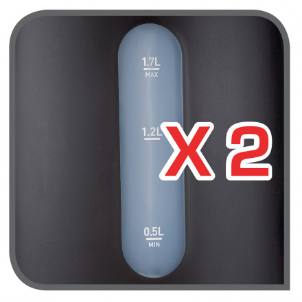 Elektriskā tējkanna Tefal Snow Melna